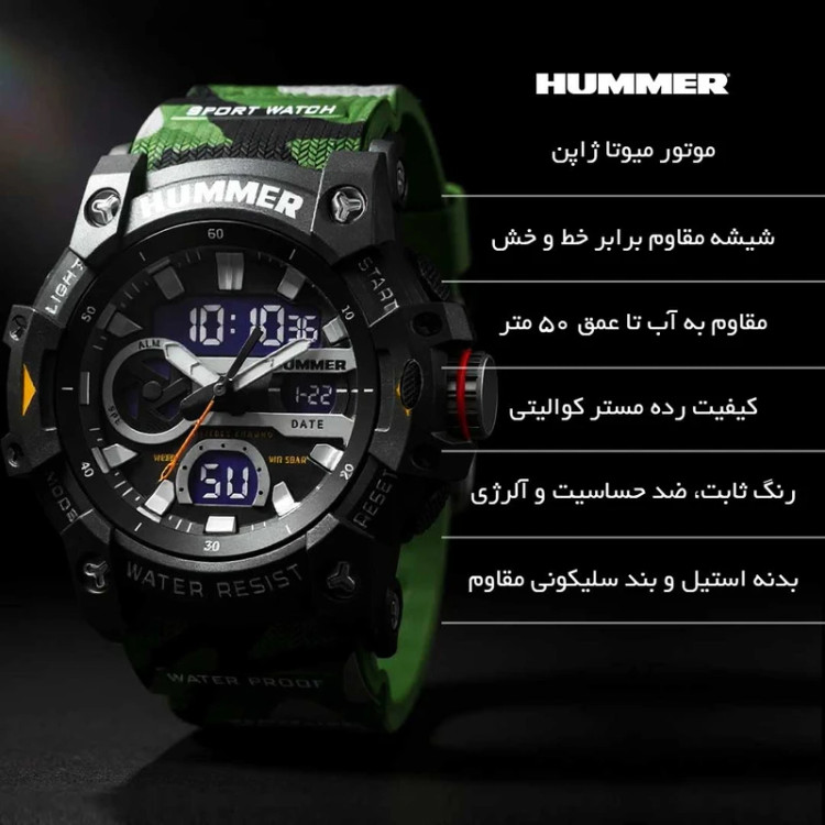 ساعت مردانه هامر مدل HM-1440