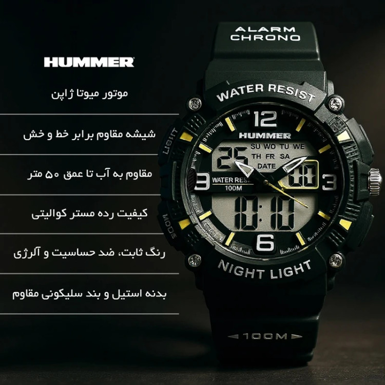 ساعت مردانه هامر مدل HM-622