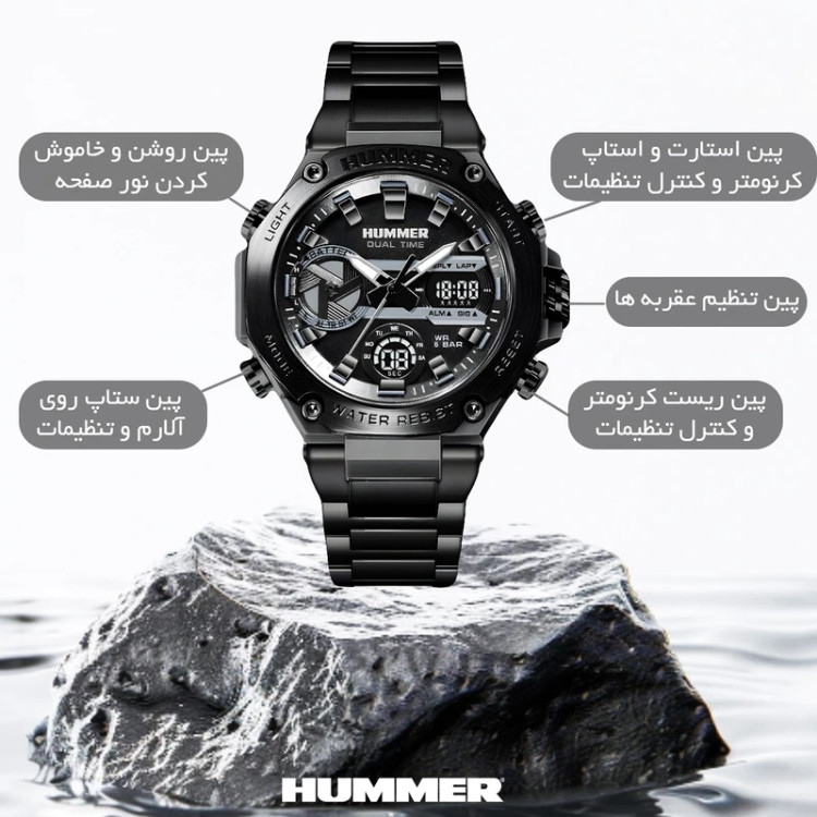 ساعت مردانه هامر مدل HM-1444