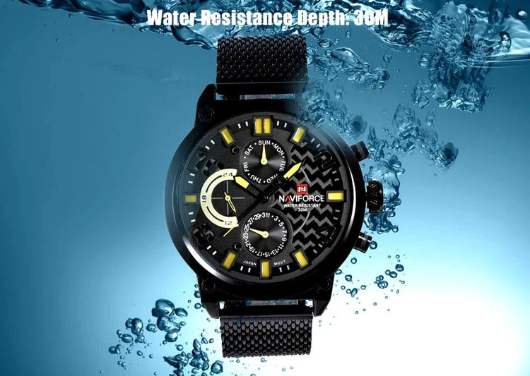 پک کادویی ساعت مردانه نیوی فورس NF9068